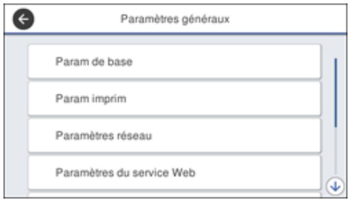 EPSON WF-7840 - Impression d'une feuille d'état réseau - 1