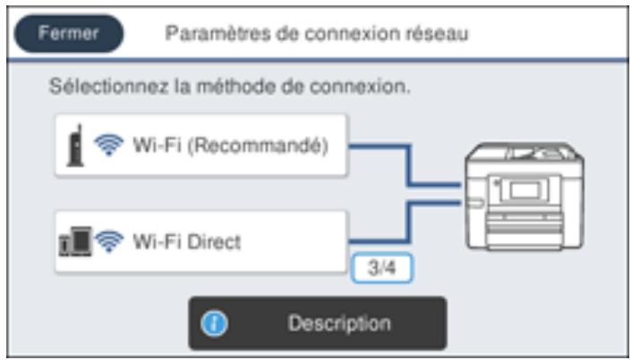 EPSON WF-7840 - Activation du mode wifi direct - 1