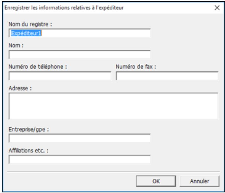 EPSON WF-7840 - Envoi de télécopies à l'aide de FAX utility - windows - 2
