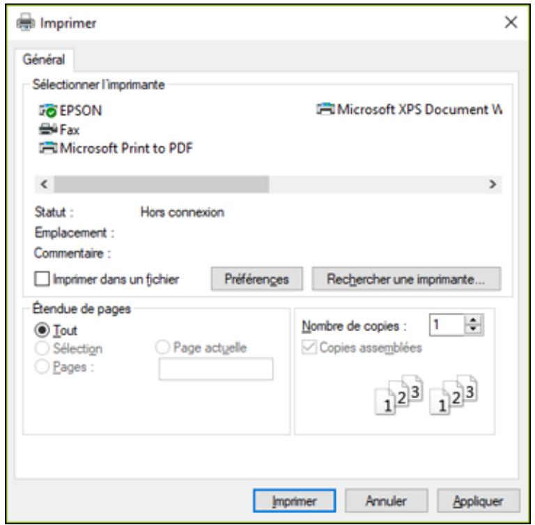 EPSON WF-7840 - Impression de documents - windows - 1