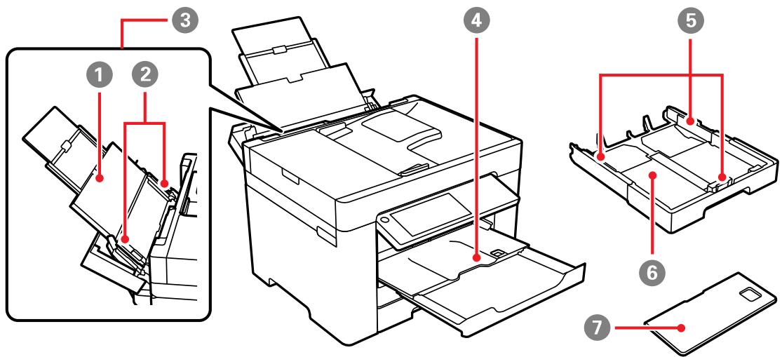 EPSON WF-7840 - Bac papier 2 (WF-7840) - 1