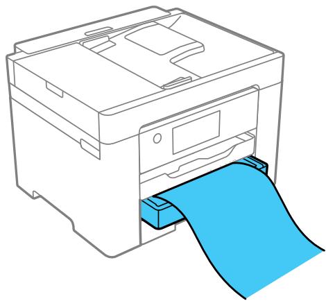 EPSON WF-7840 - Chargement du papier dans le bac et le plateau de papier (fente d'alimentation de papier arrêté) - 2