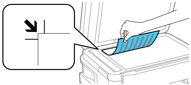 EPSON WF-7840 - Positionnement des originaux sur la vitre d'exposition du scanner - 2