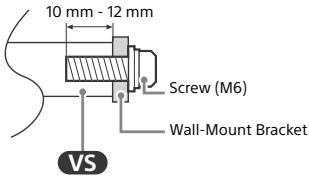 SONY KD49XH8096 - Preparing for Wall-Mount Installation - 1