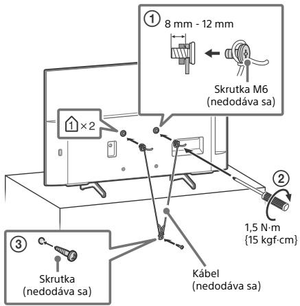 SONY KD49XH8096 - Predchádzanie prevrhnutiu - 2