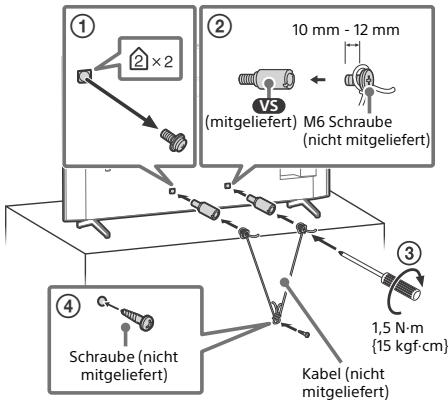 SONY KD49XH8096 - Verhinderung des Umkippens - 1