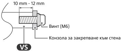 SONY KD49XH8096 - Подготовка за монтиране на стена - 1