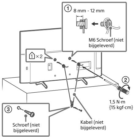 SONY KD49XH8096 - Omvalpreventie - 2
