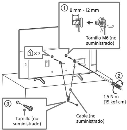 SONY KD49XH8096 - Prevención de volcado - 2