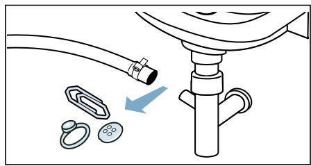 BOSCH WMZ20600 - The drain hose at the siphon is blocked - 1