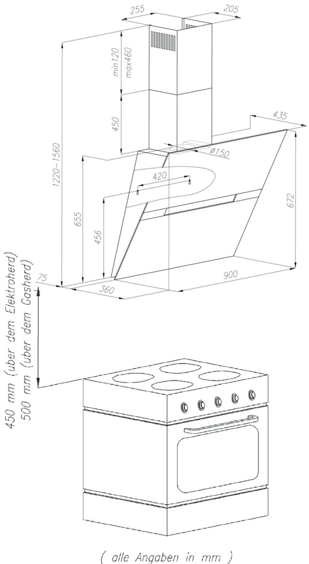 AMICA KH17158E - Einbauzeichnung KH 17129 E / KH 17159 - 1