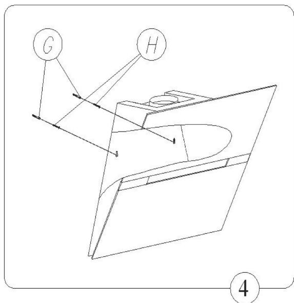 AMICA KH17158E - Montage der Abzugshaube - 2