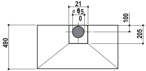 RANGEMASTER CHIMNEY HOOD - Buitenafmetingen - 3