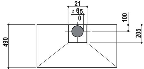 RANGEMASTER CHIMNEY HOOD - Dimensions - 3