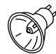 SILVERLINE DINA - Remplacement d'une lampe halogène de 50 W : - 1
