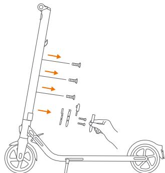 NINEBOT BY SEGWAY E22E 20KM/H - Instalacja zestawu drugiego akumulatora (opcja) - 1