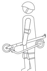 NINEBOT BY SEGWAY E22E 20KM/H - Folding and Carrying - 3