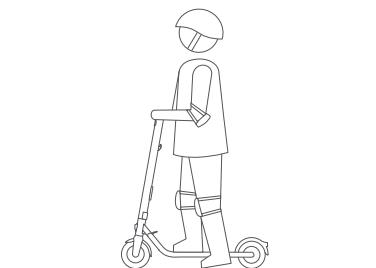 NINEBOT BY SEGWAY E22E 20KM/H - Learning to Ride - 3
