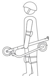 NINEBOT BY SEGWAY E22E 20KM/H - Zusammenklappen und Transport - 3