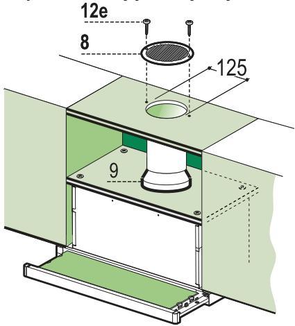 BEKO CTB6250B - Recirkulační verze vývodu vzduchu - 2