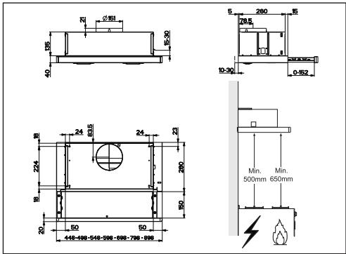 BEKO CTB6250B - Ingombro - 1