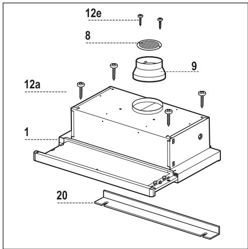 BEKO CTB6250B - Composants - 1