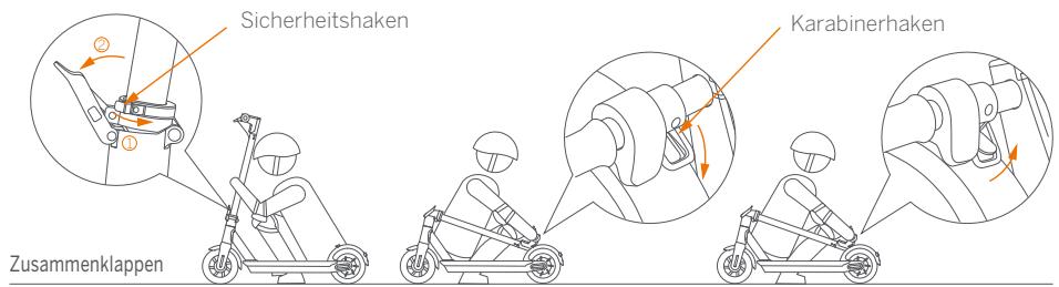 NINEBOT SEGWAY KICKSCOOTER MAX G30E II - Zusammenklappen und Transport - 1