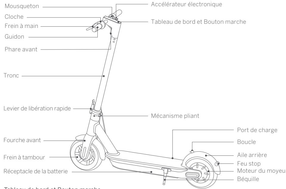 NINEBOT SEGWAY KICKSCOOTER MAX G30E II - Diagramme - 1