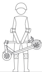 NINEBOT SEGWAY KICKSCOOTER MAX G30E II - Repliement et transport - 3