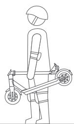 NINEBOT SEGWAY KICKSCOOTER MAX G30E II - Repliement et transport - 2