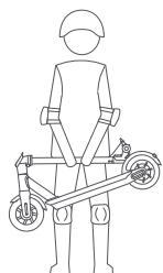 NINEBOT SEGWAY KICKSCOOTER MAX G30E II - Zusammenklappen und Transport - 3