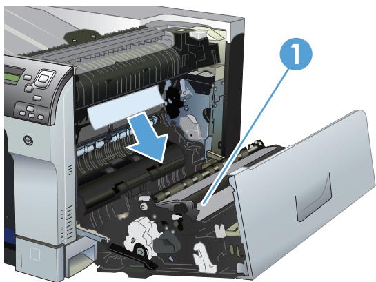 HP M750XH - Suppression des bourrages dans la porte supérieure droite - 3