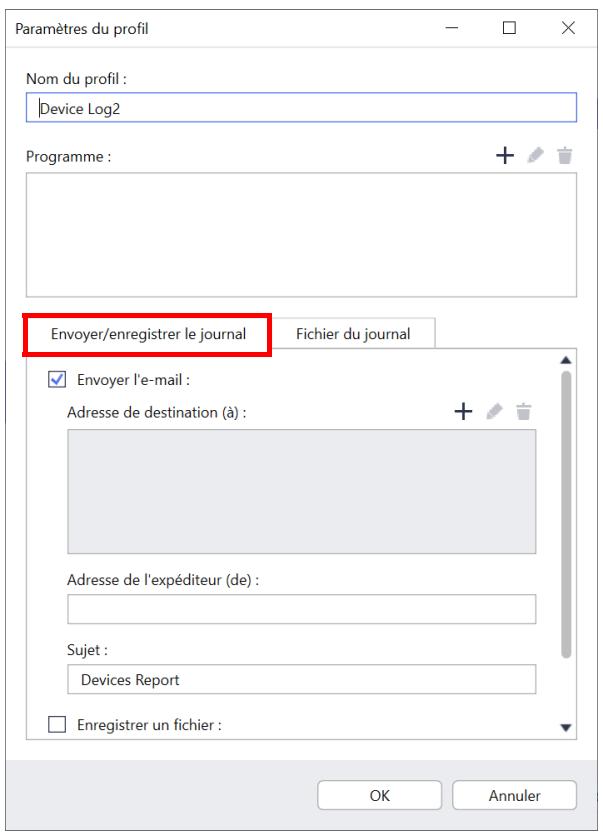 BROTHER MFC-J6940DW - Créer un profil de journal du périphérique - 2