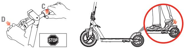 RAZOR C25 - Как се спира - 1
