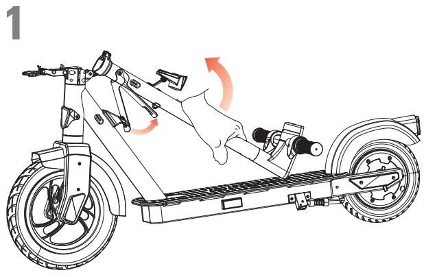 RAZOR C25 - Electric Hub Motor Scooter - 7