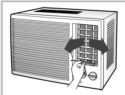 SAMSUNG AW0510D - Pour régler la direction de la ventilation d'air vers l'horizontal - 1