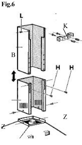 SMEG K90X-1 - INSTRUCTIONS D'INSTALLATION : - 6