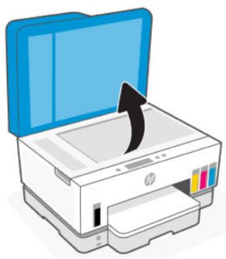 HP SMART TANK PLUS 7605 - Nettoyage de la vitre du scanner - 1