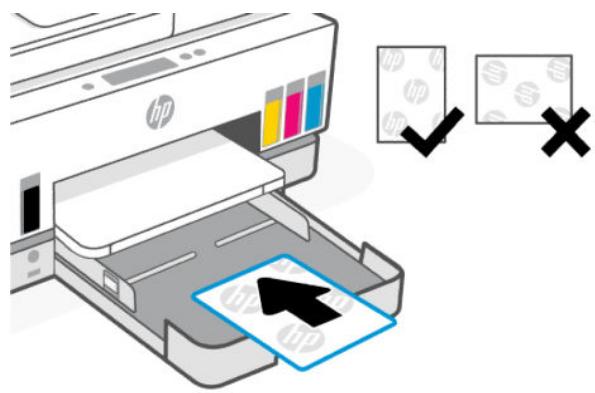 HP SMART TANK PLUS 7605 - Chargement de cartes et de papier photo - 1