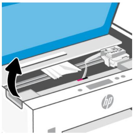 HP SMART TANK PLUS 7605 - Éliminer un bourrage papier de l'intérieur de l'imprimante - 1