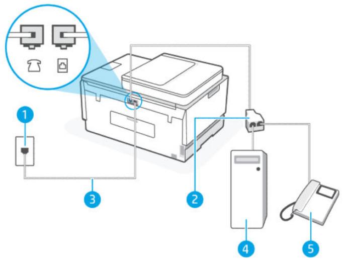 HP SMART TANK PLUS 7605 - Figure 6-8 Exemple de séparateur parallèle - 2