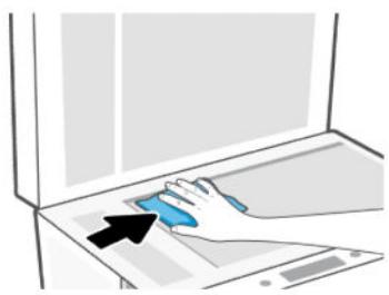 HP SMART TANK PLUS 7605 - Nettoyage de la vitre du scanner - 2
