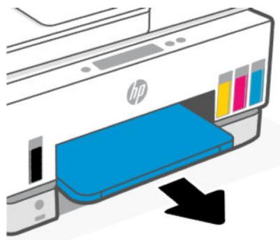 HP SMART TANK PLUS 7605 - Nettoyage manuel des rouleaux de papier - 1
