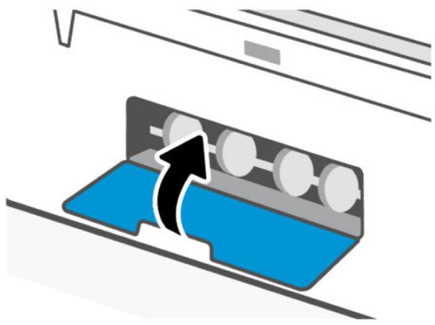 HP SMART TANK PLUS 7605 - Élimination d'un bourrage papier à l'arrête de l'imprimante - 2