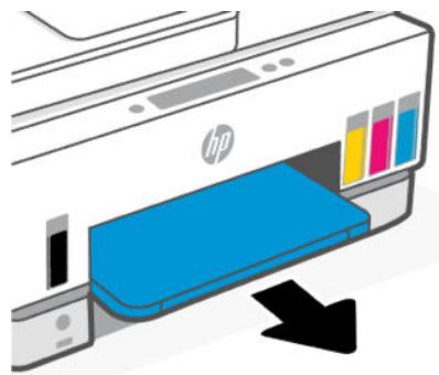 HP SMART TANK PLUS 7605 - Élimination d'un bourrage papier du bac - 2