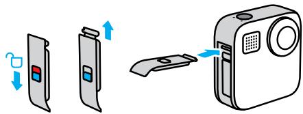 GOPRO MAX CHDHZ-201-RW - RéINSTALLATION DE LA PORTE - 1