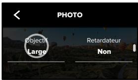 GOPRO MAX CHDHZ-201-RW - CHANGEMENT DES PARAMÉTRES DE CAPTURE - 2