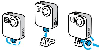 GOPRO MAX CHDHZ-201-RW - ATTACHER VOTRE CAMÉRA SUR DES FIXATIONS - 1