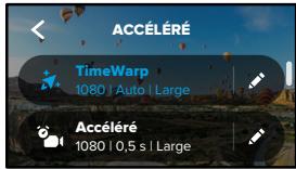 GOPRO MAX CHDHZ-201-RW - Paramètres du mode Accéléré - 1