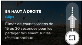 GOPRO MAX CHDHZ-201-RW - Raccourcis écran - 2